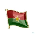 Pin's drapeau Burkina Faso en émail coloré