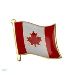 Pin's drapeau Canada en métal émaillé