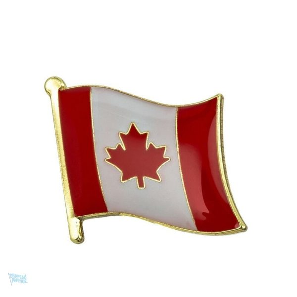 Pin's drapeau Canada en métal émaillé