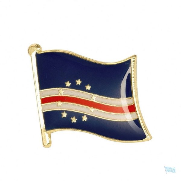 Pin's drapeau Cap-Vert aux couleurs nationales