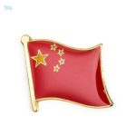 Pin's drapeau de la Chine, symbole national en émail