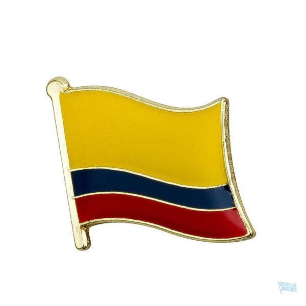 Pin's drapeau Colombie en émail coloré