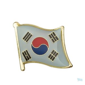 Pin's drapeau de la Corée du Sud en métal émaillé