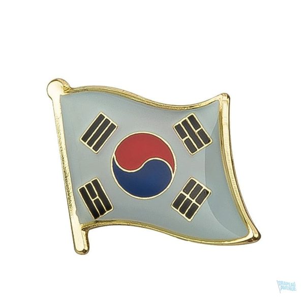 Pin's drapeau de la Corée du Sud en métal émaillé