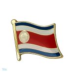 Pin's drapeau Costa Rica en métal émaillé