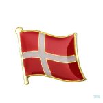 Pin's drapeau du Danemark en métal émaillé