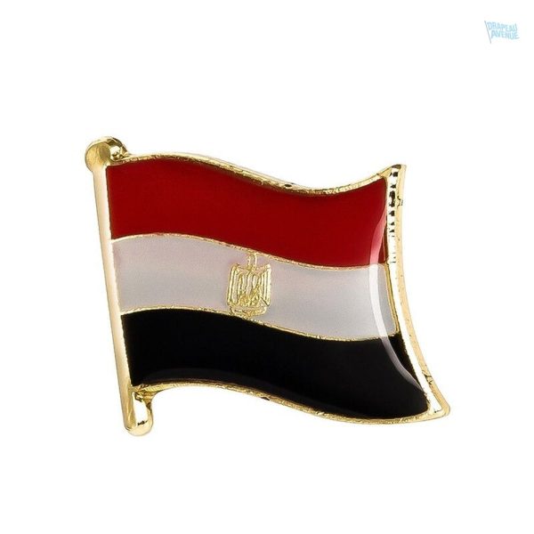 Pin's drapeau Egypte en émail coloré