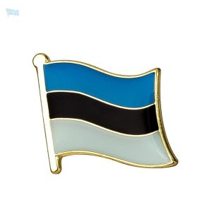 Pin's drapeau Estonie, accessoire symbolique