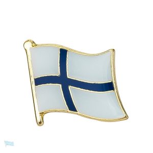 Pin's drapeau Finlande, accessoire de mode élégant