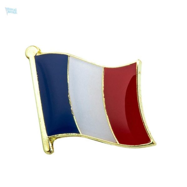 Pin's drapeau France en émail coloré