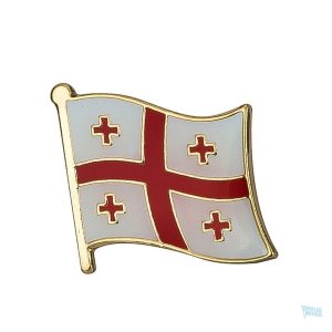Pin's drapeau Géorgie en métal émaillé