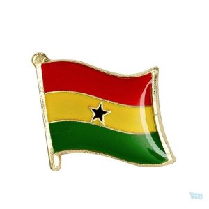 Pin's drapeau Ghana, symbole de la culture ghanéenne