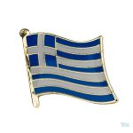 Pin's drapeau Grèce en métal émaillé