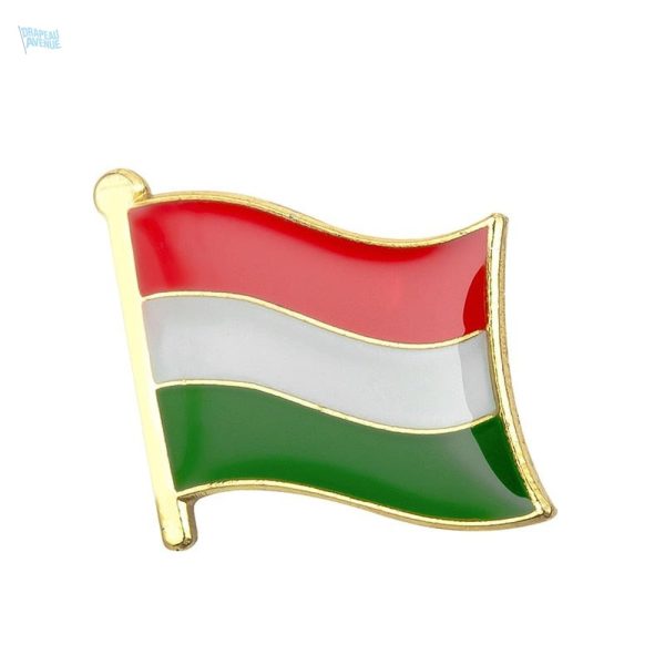 Pin's représentant le drapeau de la Hongrie