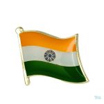 Pin's drapeau Inde en métal émaillé coloré
