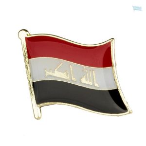 Pin's drapeau Irak en émail coloré