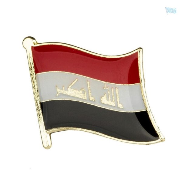 Pin's drapeau Irak en émail coloré