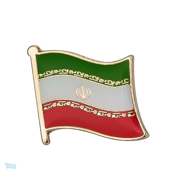 Pin's drapeau Iran, symbole national en émaillé