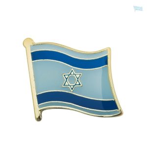 Pin's drapeau Israël en émail coloré