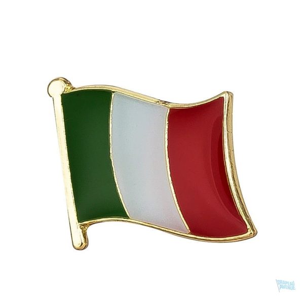 Pin's drapeau Italie en émail coloré