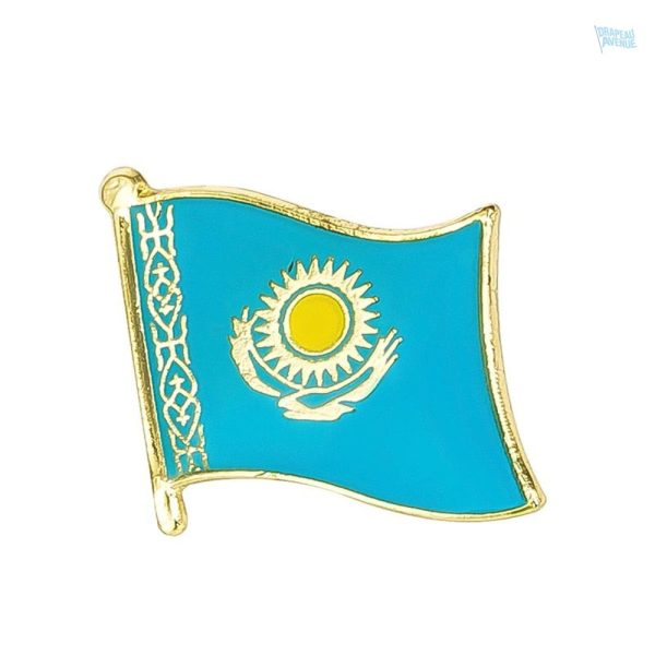 Pin's drapeau Kazakhstan, accessoire pour montrer son soutien