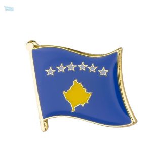 Pin's drapeau Kosovo en émail coloré