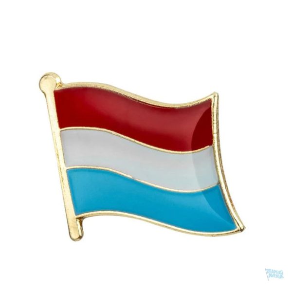 Pin's drapeau du Luxembourg en émail coloré