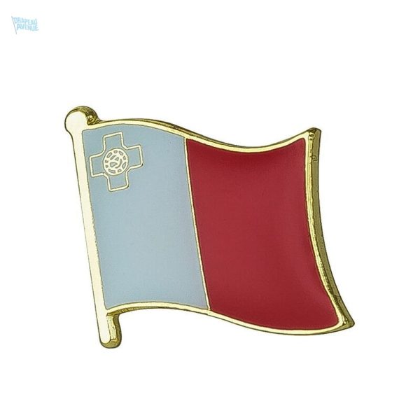 Pin's drapeau Malte en émail coloré