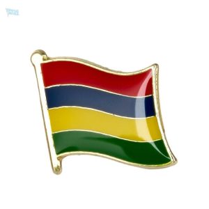 Pin's drapeau Maurice en émail coloré