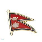 Pin's drapeau du Népal en émail coloré