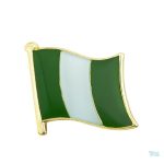 Pin's drapeau Nigeria, symbole du pays africain