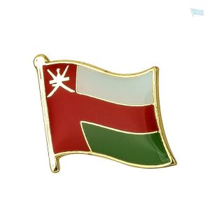 Pin's drapeau Oman en métal émaillé