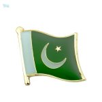Pin's drapeau du Pakistan en métal émaillé