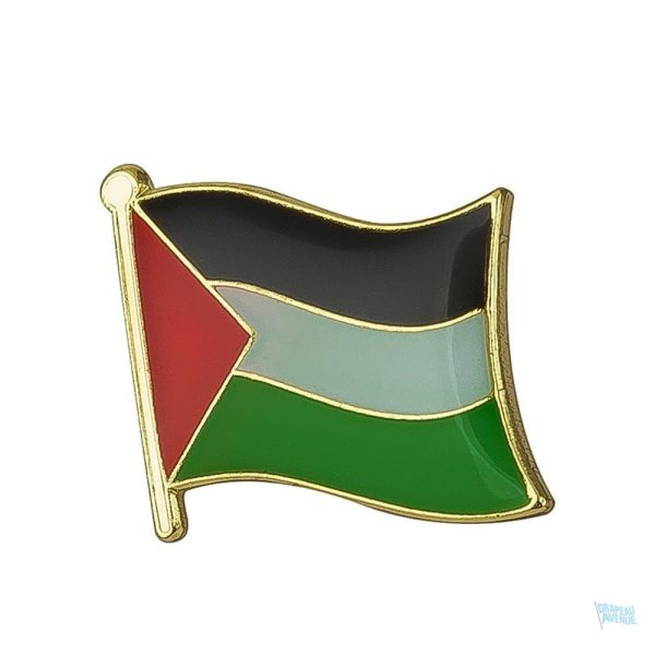 Pin's drapeau Palestine, accessoire de mode symbolique