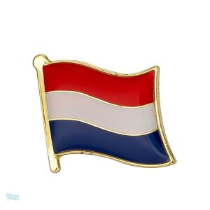 Pin's drapeau des Pays-Bas en métal émaillé