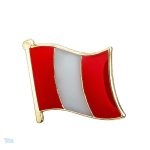 Pin's drapeau du Pérou, design sans blason