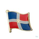 Pin's drapeau République Dominicaine en émail coloré