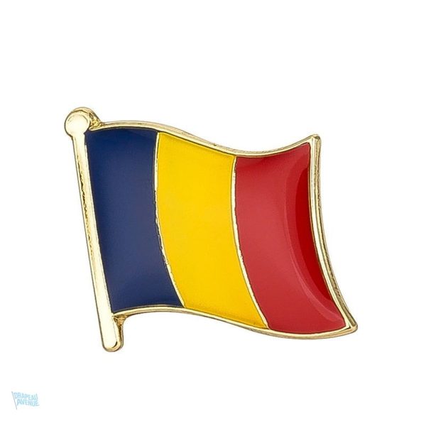 Pin's drapeau Roumanie en émail coloré