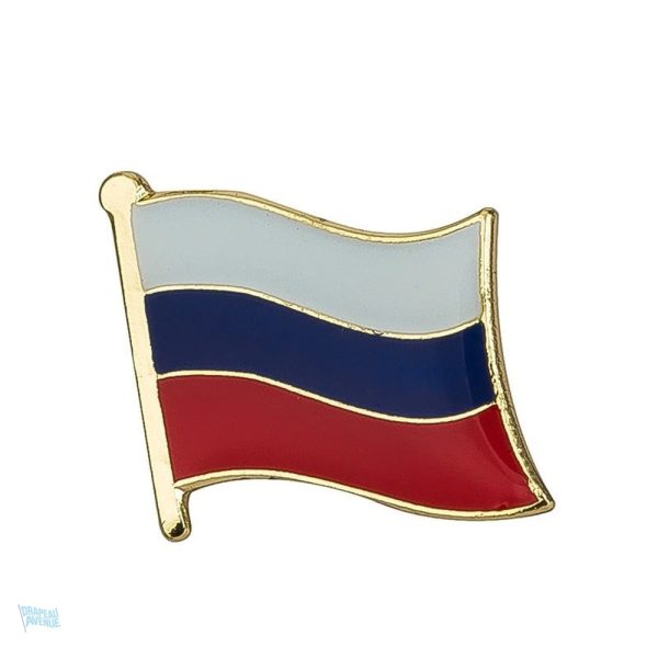 Pin's drapeau Russie en émail coloré