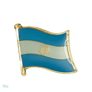 Pin's drapeau du Salvador en émail coloré