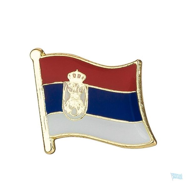 Pin's drapeau Serbie, accessoire pour les passionnés de drapeaux