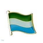 Pin's drapeau Sierra Leone en métal émaillé