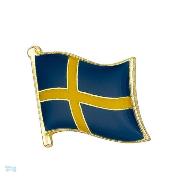 Pin's drapeau Suède, accessoire pour les passionnés de la Suède