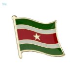 Pin's drapeau Suriname en émail coloré