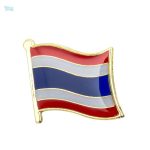 Pin's drapeau Thaïlande, symbole national coloré