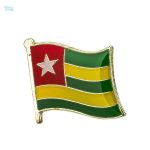 Pin's drapeau Togo en métal coloré