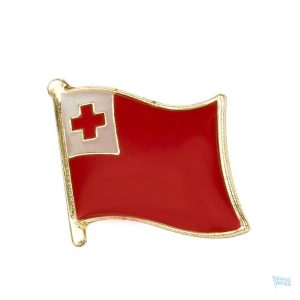 Pin's drapeau Tonga, symbole national en émail coloré