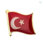 Pin's drapeau Turquie, symbole national et décoratif