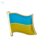 Pin's drapeau Ukraine en émail coloré