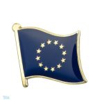 Pin's drapeau Union Européenne en émail coloré